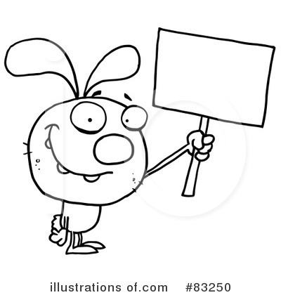 Royalty-Free (RF) Rabbit Clipart Illustration by Hit Toon - Stock Sample #83250