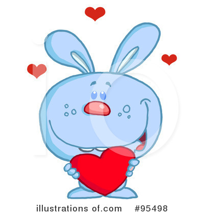 Royalty-Free (RF) Rabbit Clipart Illustration by Hit Toon - Stock Sample #95498