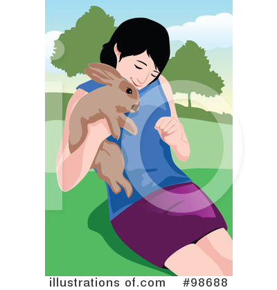 Pet Rabbit Clipart #98688 by mayawizard101