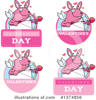 Rabbit Cupid Clipart #1374856 by Cory Thoman