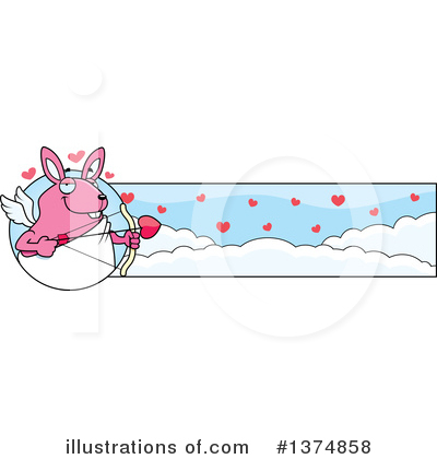 Royalty-Free (RF) Rabbit Cupid Clipart Illustration by Cory Thoman - Stock Sample #1374858