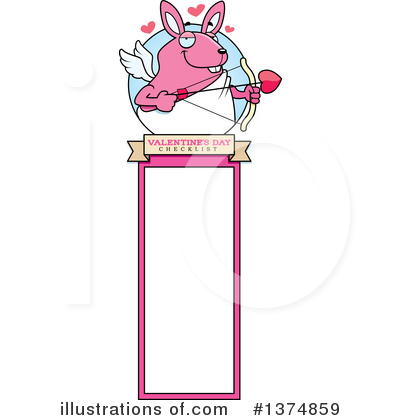 Royalty-Free (RF) Rabbit Cupid Clipart Illustration by Cory Thoman - Stock Sample #1374859