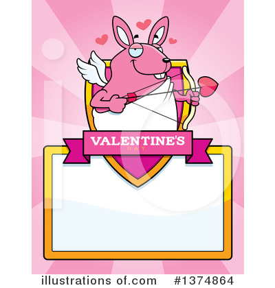 Rabbit Cupid Clipart #1374864 by Cory Thoman