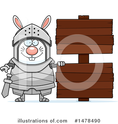 Rabbit Knight Clipart #1478490 by Cory Thoman