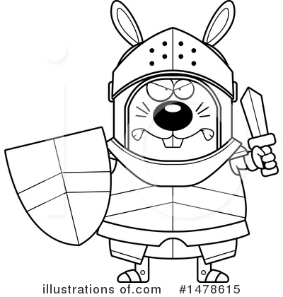 Royalty-Free (RF) Rabbit Knight Clipart Illustration by Cory Thoman - Stock Sample #1478615