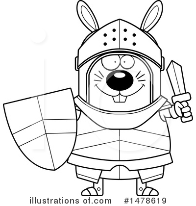 Royalty-Free (RF) Rabbit Knight Clipart Illustration by Cory Thoman - Stock Sample #1478619