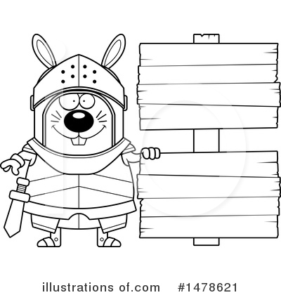 Rabbit Knight Clipart #1478621 by Cory Thoman