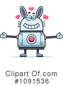 Rabbit Robot Clipart #1091536 by Cory Thoman