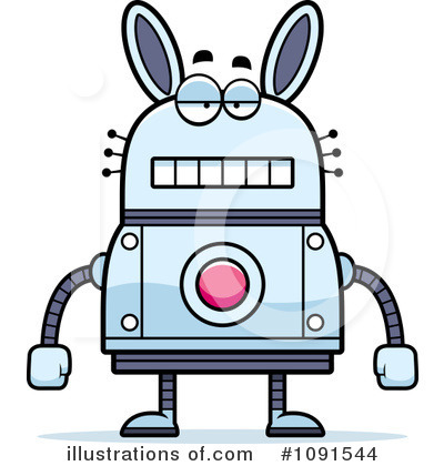Rabbit Robot Clipart #1091544 by Cory Thoman