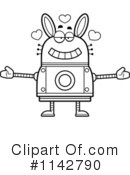 Rabbit Robot Clipart #1142790 by Cory Thoman