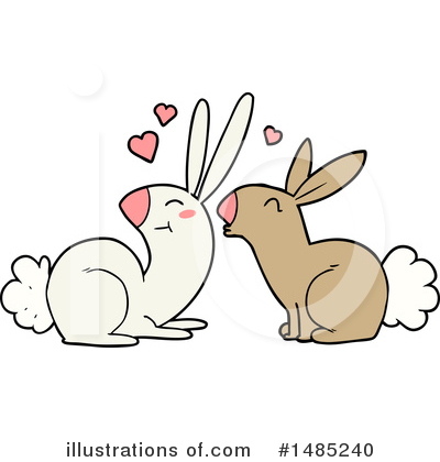 Rabbit Clipart #1485240 by lineartestpilot