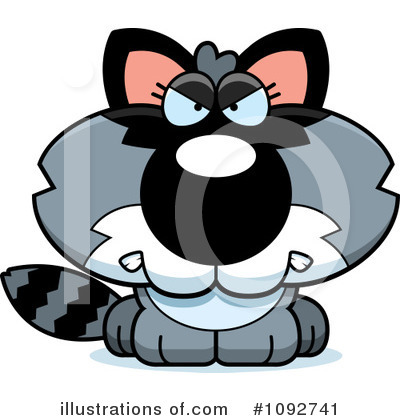 Royalty-Free (RF) Raccoon Clipart Illustration by Cory Thoman - Stock Sample #1092741