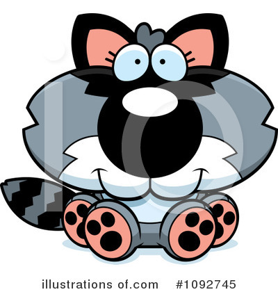 Royalty-Free (RF) Raccoon Clipart Illustration by Cory Thoman - Stock Sample #1092745