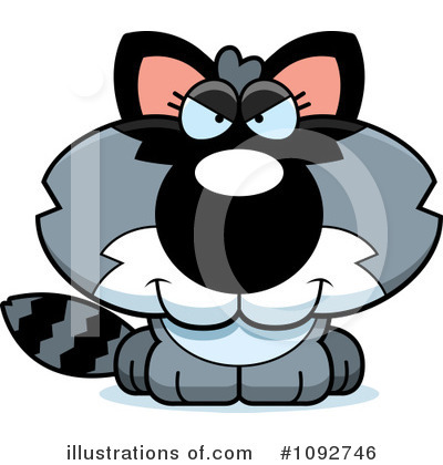 Royalty-Free (RF) Raccoon Clipart Illustration by Cory Thoman - Stock Sample #1092746