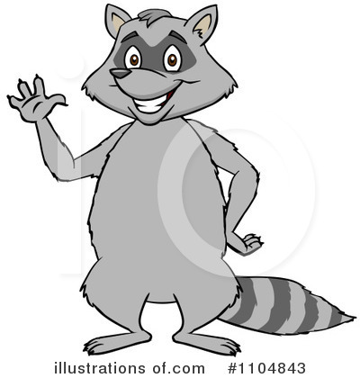 Raccoon Clipart #1104843 by Cartoon Solutions