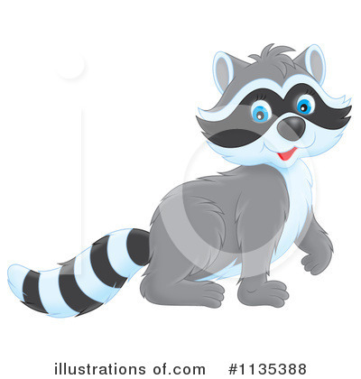 Royalty-Free (RF) Raccoon Clipart Illustration by Alex Bannykh - Stock Sample #1135388