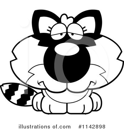 Royalty-Free (RF) Raccoon Clipart Illustration by Cory Thoman - Stock Sample #1142898