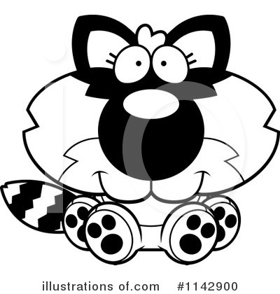 Royalty-Free (RF) Raccoon Clipart Illustration by Cory Thoman - Stock Sample #1142900