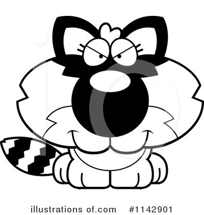 Royalty-Free (RF) Raccoon Clipart Illustration by Cory Thoman - Stock Sample #1142901