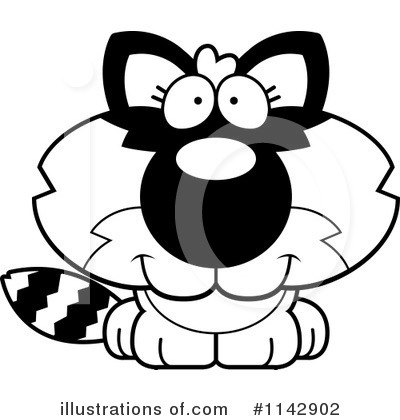 Royalty-Free (RF) Raccoon Clipart Illustration by Cory Thoman - Stock Sample #1142902