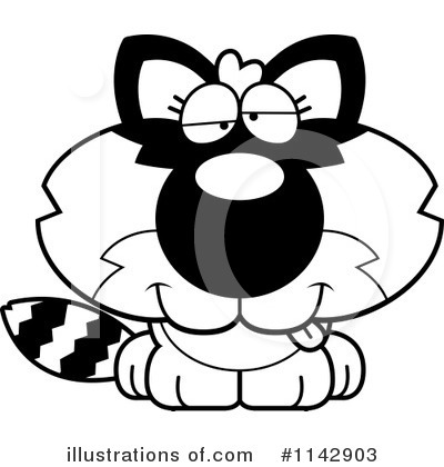 Royalty-Free (RF) Raccoon Clipart Illustration by Cory Thoman - Stock Sample #1142903