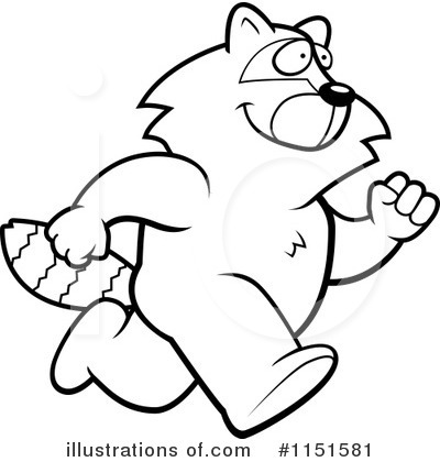 Royalty-Free (RF) Raccoon Clipart Illustration by Cory Thoman - Stock Sample #1151581