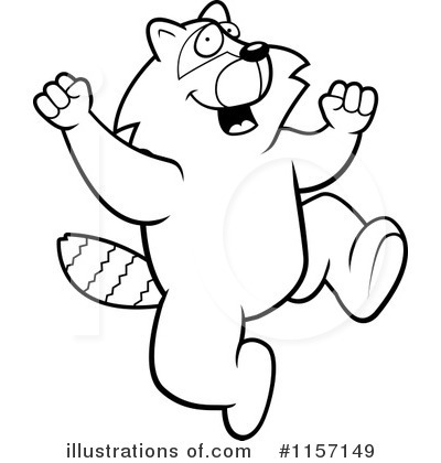 Royalty-Free (RF) Raccoon Clipart Illustration by Cory Thoman - Stock Sample #1157149