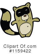 Raccoon Clipart #1159422 by lineartestpilot
