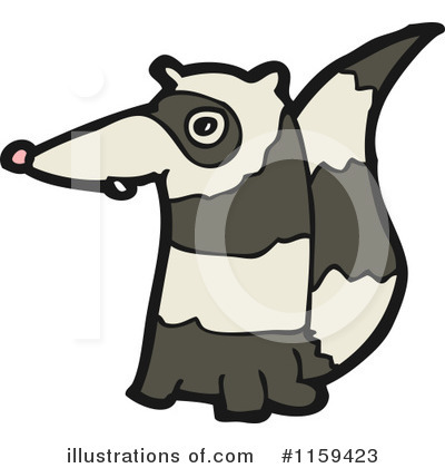 Raccoon Clipart #1159423 by lineartestpilot