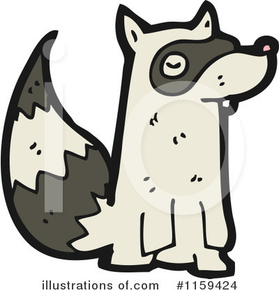 Raccoon Clipart #1159424 by lineartestpilot