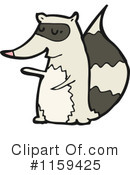Raccoon Clipart #1159425 by lineartestpilot