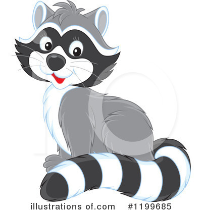 Royalty-Free (RF) Raccoon Clipart Illustration by Alex Bannykh - Stock Sample #1199685