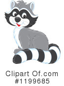 Raccoon Clipart #1199685 by Alex Bannykh