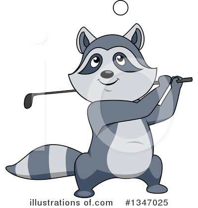 Raccoon Clipart #1347025 by Vector Tradition SM