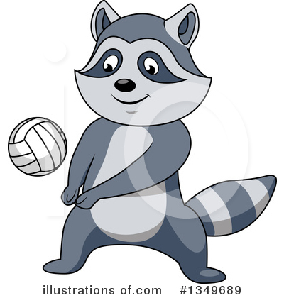 Royalty-Free (RF) Raccoon Clipart Illustration by Vector Tradition SM - Stock Sample #1349689
