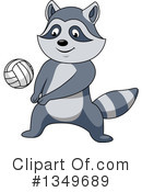 Raccoon Clipart #1349689 by Vector Tradition SM