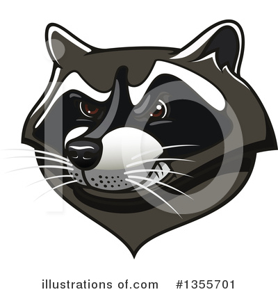 Royalty-Free (RF) Raccoon Clipart Illustration by Vector Tradition SM - Stock Sample #1355701
