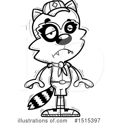 Royalty-Free (RF) Raccoon Clipart Illustration by Cory Thoman - Stock Sample #1515397