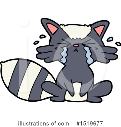 Royalty-Free (RF) Raccoon Clipart Illustration by lineartestpilot - Stock Sample #1519677