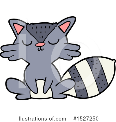 Royalty-Free (RF) Raccoon Clipart Illustration by lineartestpilot - Stock Sample #1527250