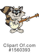 Raccoon Clipart #1560393 by Dennis Holmes Designs