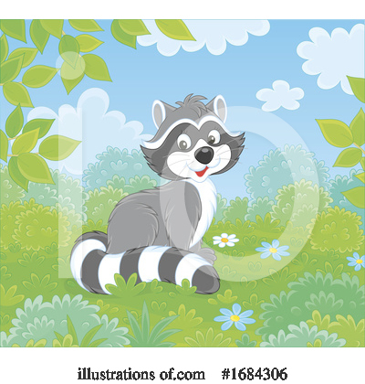 Royalty-Free (RF) Raccoon Clipart Illustration by Alex Bannykh - Stock Sample #1684306