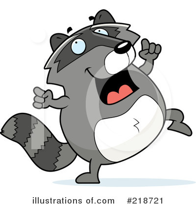 Royalty-Free (RF) Raccoon Clipart Illustration by Cory Thoman - Stock Sample #218721