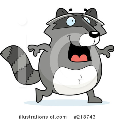 Royalty-Free (RF) Raccoon Clipart Illustration by Cory Thoman - Stock Sample #218743