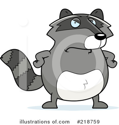 Royalty-Free (RF) Raccoon Clipart Illustration by Cory Thoman - Stock Sample #218759