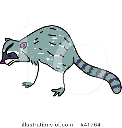 Royalty-Free (RF) Raccoon Clipart Illustration by Prawny - Stock Sample #41764