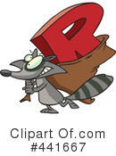 Raccoon Clipart #441667 by toonaday