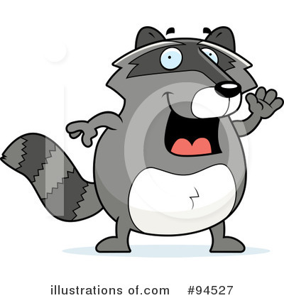 Royalty-Free (RF) Raccoon Clipart Illustration by Cory Thoman - Stock Sample #94527