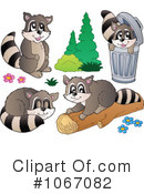 Raccoons Clipart #1067082 by visekart