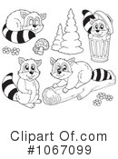 Raccoons Clipart #1067099 by visekart